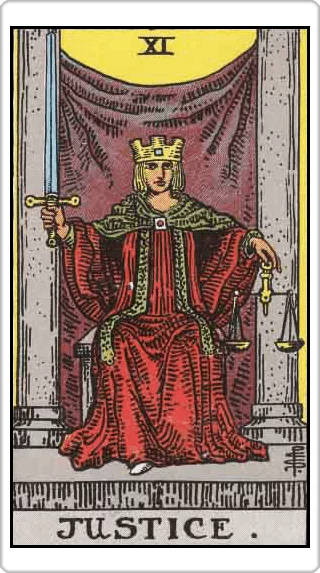 ไพ่ความยุติธรรม (Justice)
