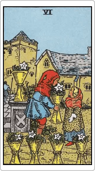 ไพ่หกแห่งถ้วย (Six of Cups)