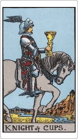 ไพ่อัศวินแห่งถ้วย (Knight of Cups)