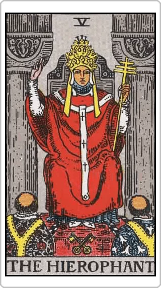 ไพ่นักบวชผู้ยิ่งใหญ่ (The Hierophant)
