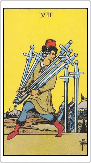 ไพ่เจ็ดแห่งดาบ (Seven of Swords)