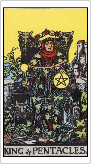 ไพ่ราชาแห่งเหรียญ (King of Pentacles)